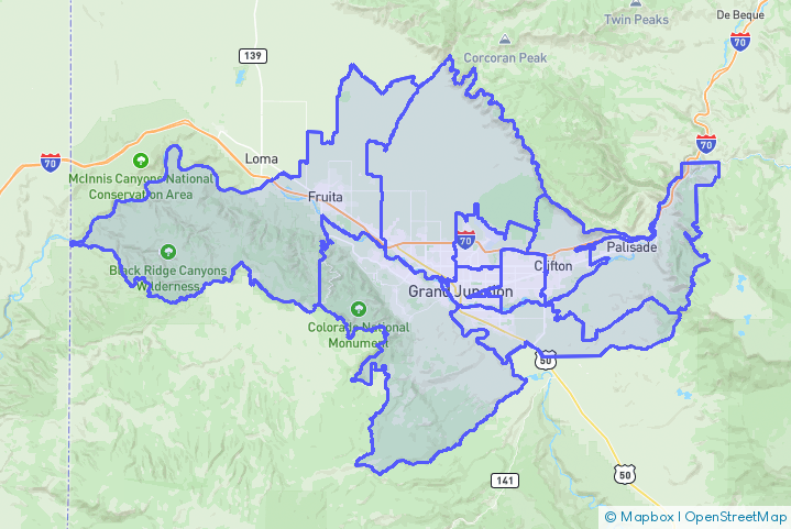 Service Area Map