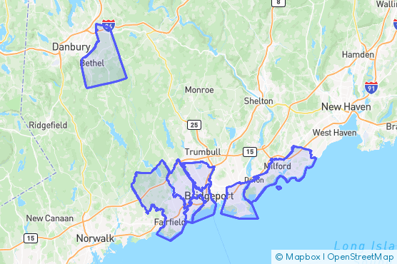 Service Area Map
