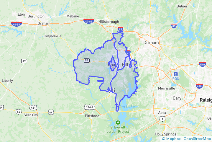 Service Area Map