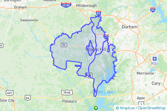 Service Area Map