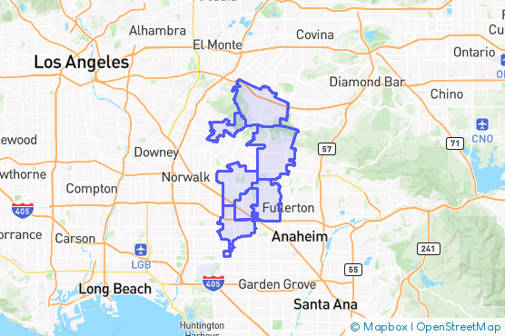 Service Area Map