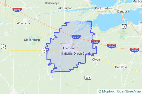 Service Area Map