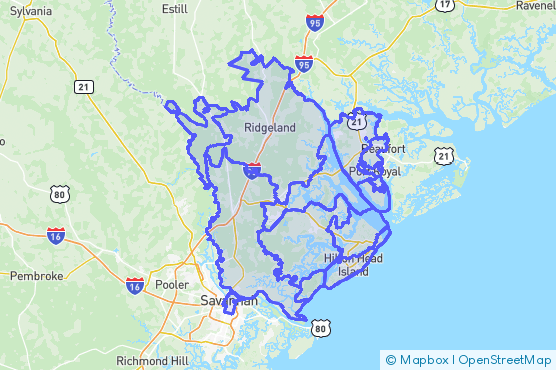 Service Area Map