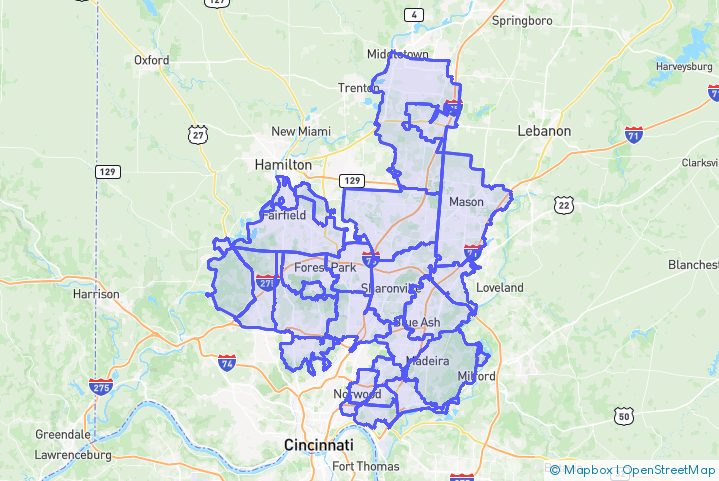 Service Area Map