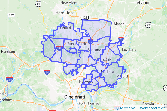 Service Area Map