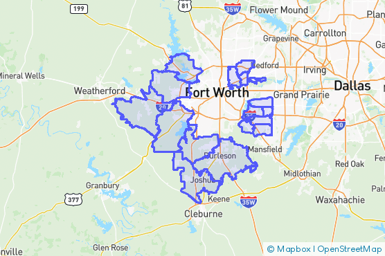 Service Area Map