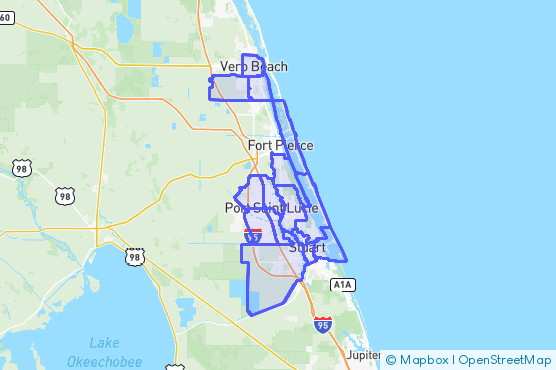 Service Area Map