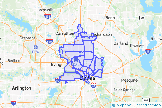 Service Area Map