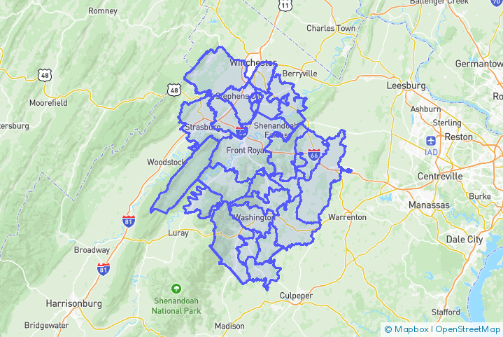 Service Area Map