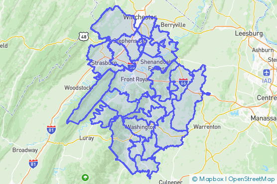 Service Area Map