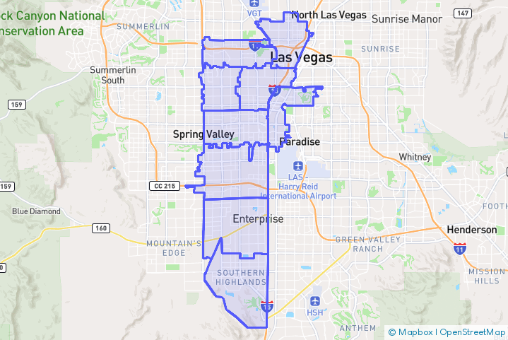 Service Area Map