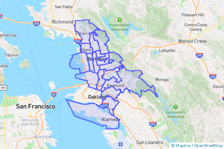 Service Area Map