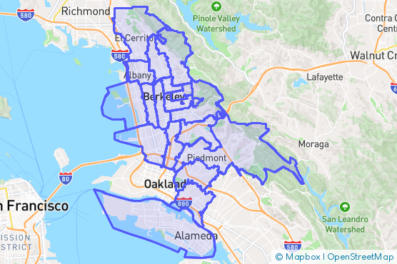 Service Area Map