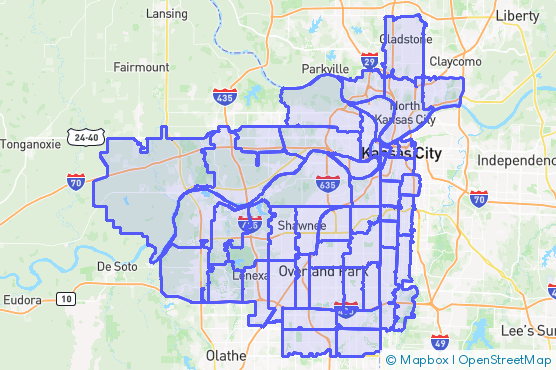 Service Area Map
