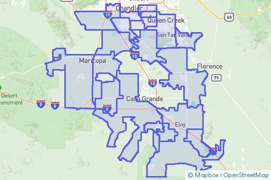 Service Area Map