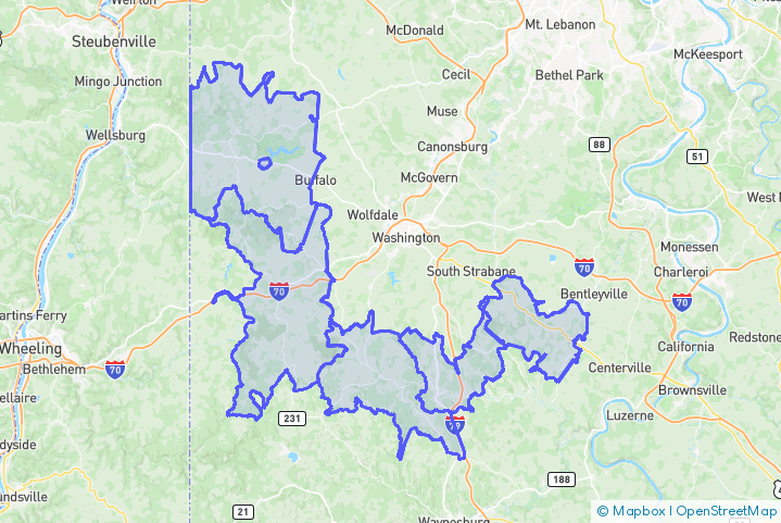Service Area Map