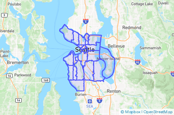 Service Area Map