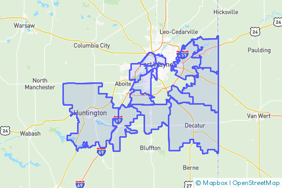 Service Area Map