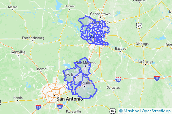 Service Area Map
