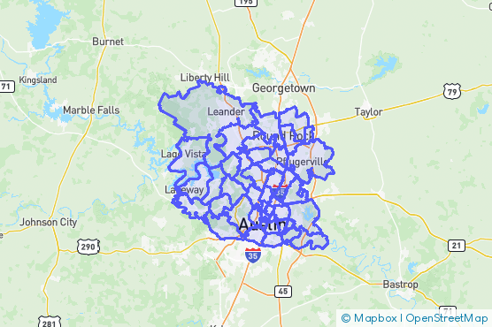 Service Area Map