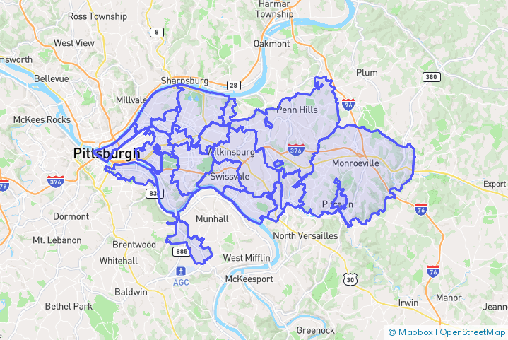 Service Area Map