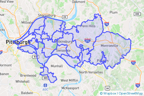 Service Area Map