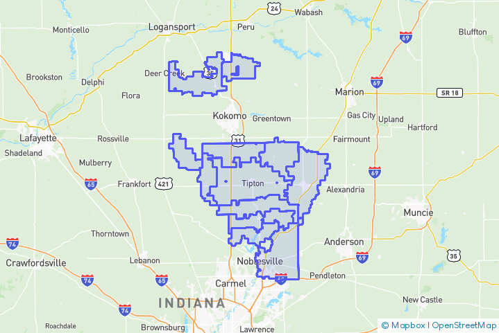 Service Area Map