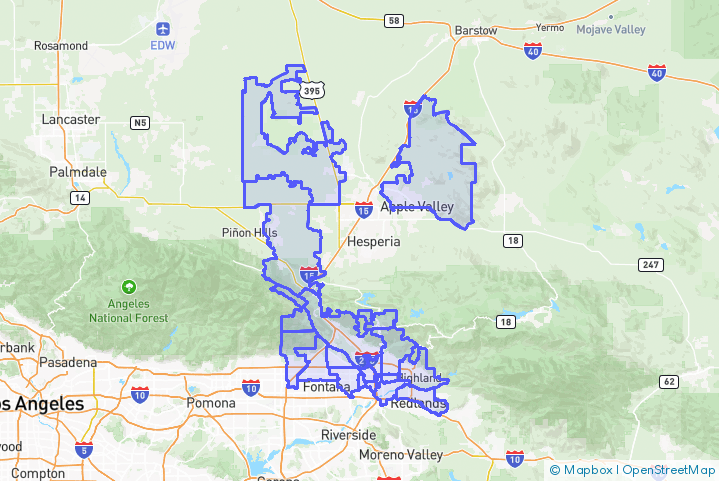 Service Area Map