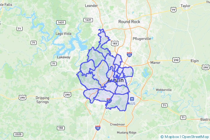 Service Area Map