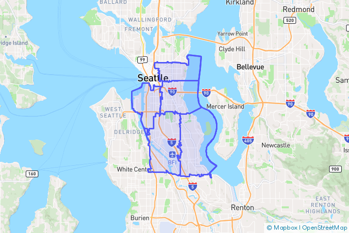 Service Area Map