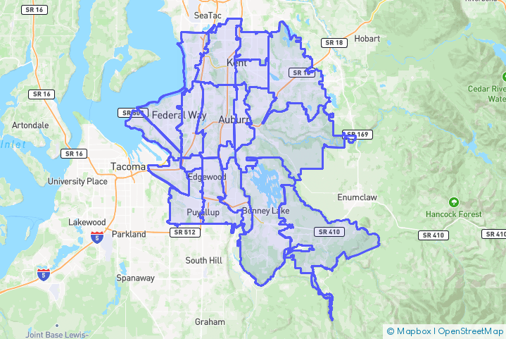 Service Area Map