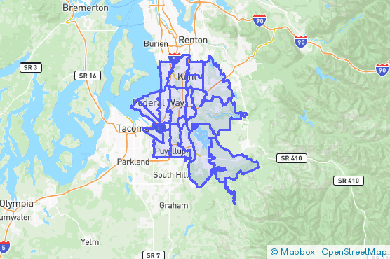 Service Area Map