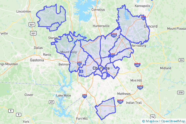 Service Area Map