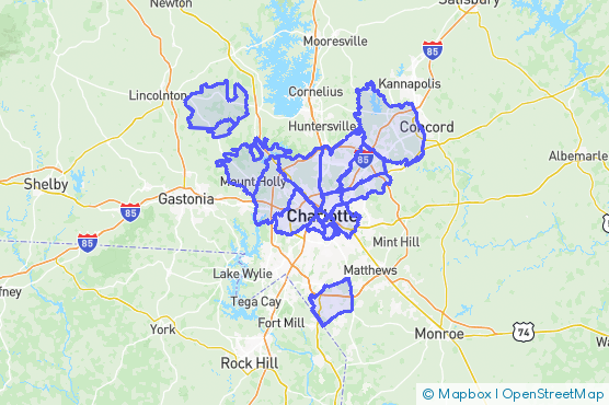 Service Area Map