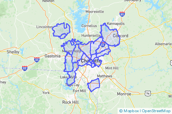 Service Area Map