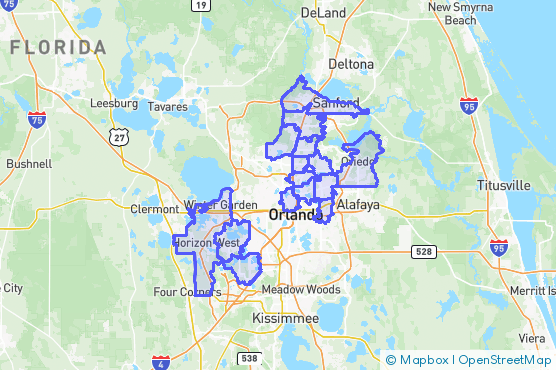 Service Area Map