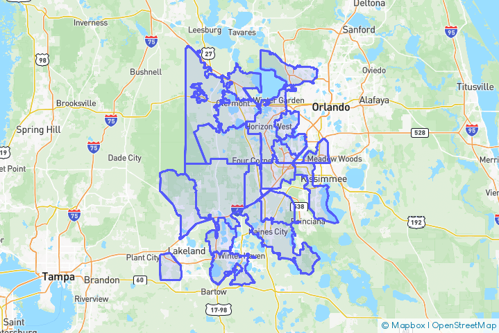 Service Area Map
