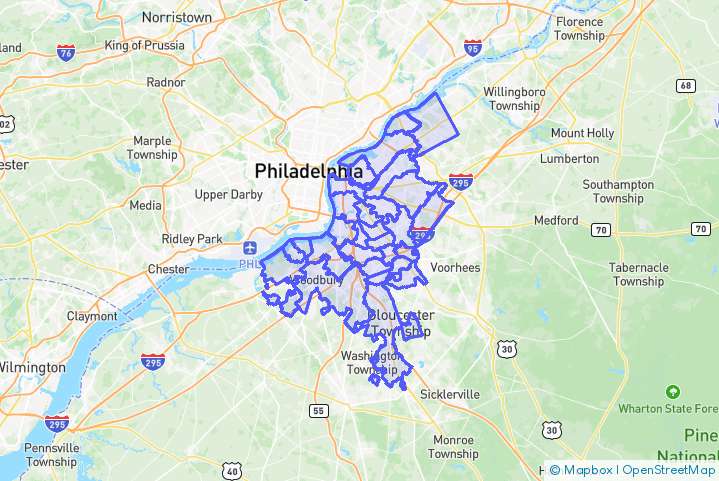 Service Area Map