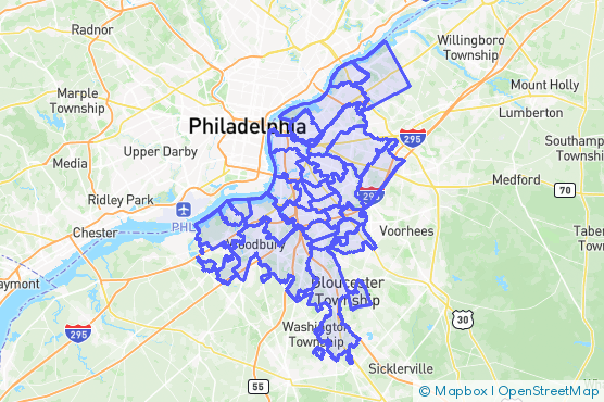 Service Area Map