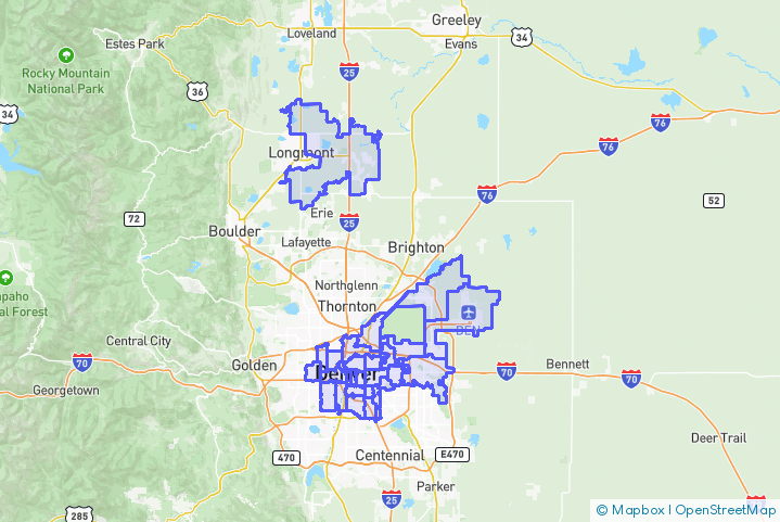 Service Area Map