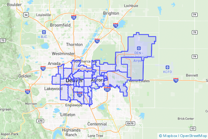Service Area Map