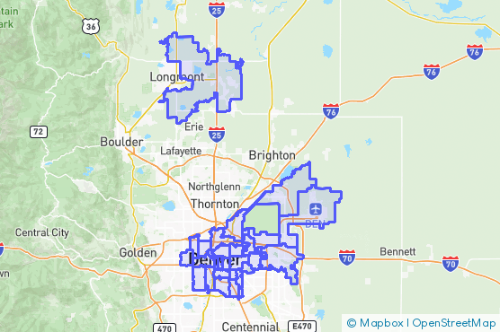 Service Area Map