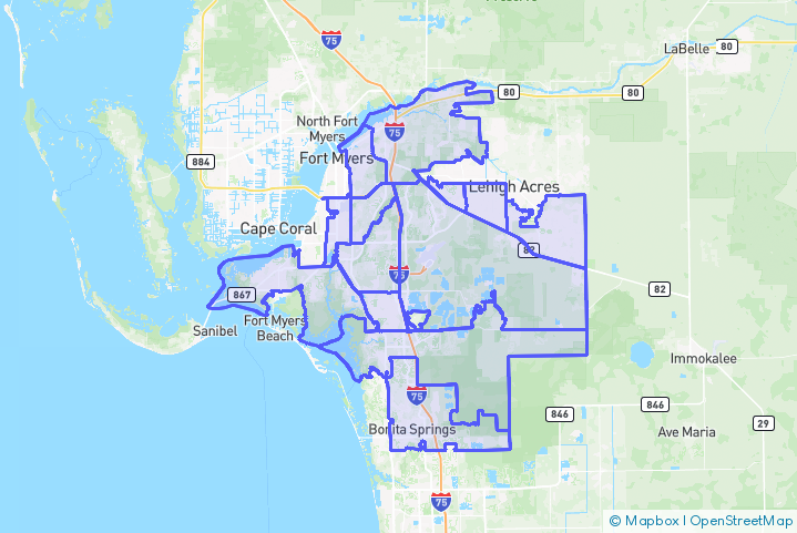Service Area Map