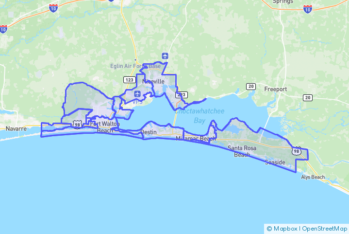 Service Area Map