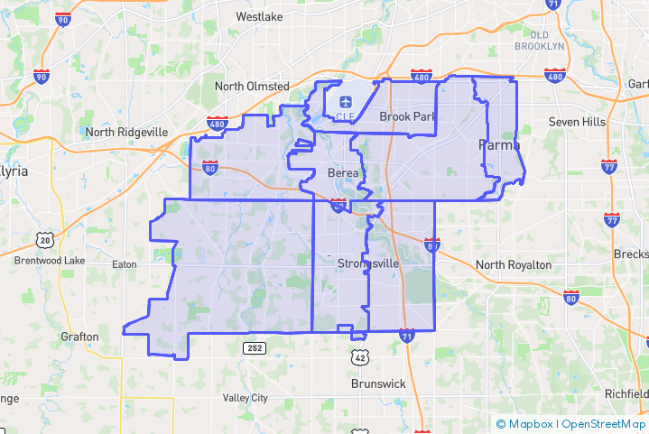 Service Area Map