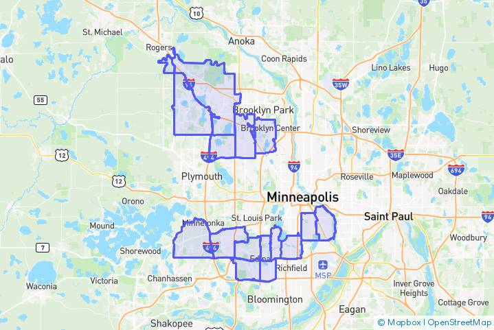 Service Area Map