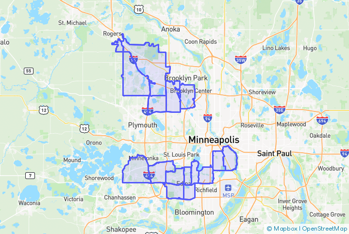 Service Area Map