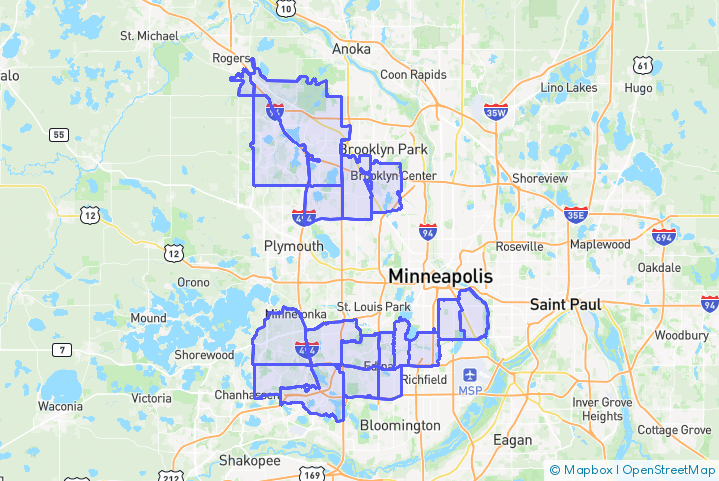 Service Area Map
