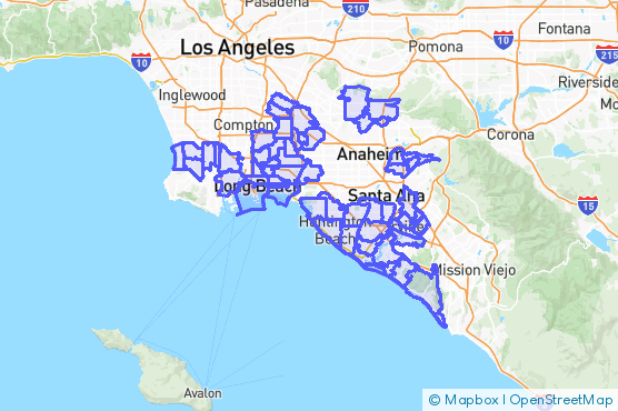 Service Area Map