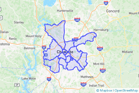 Service Area Map